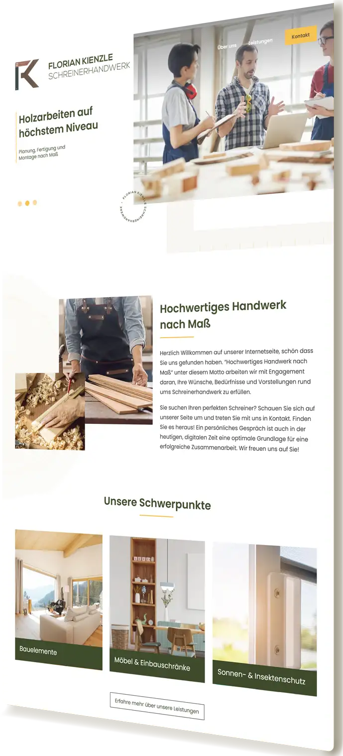 Florian Kienzle - Websites project by Devbion