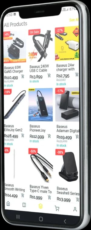 Baseus - Mobile Apps project by Devbion