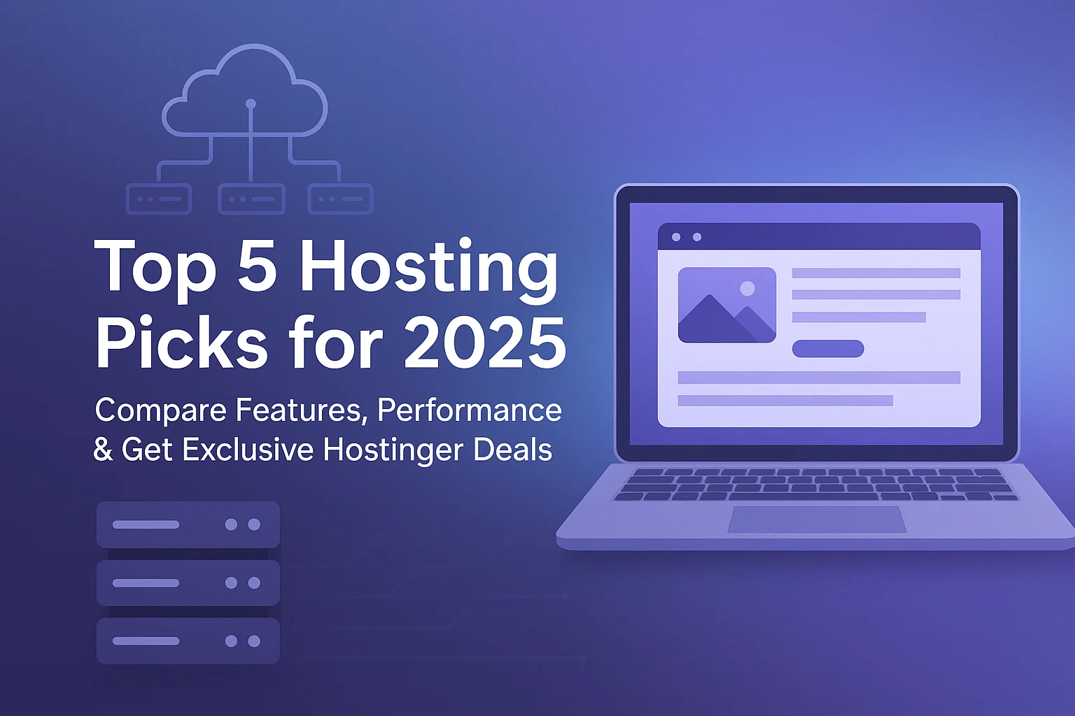 Top 5 Web Hosting Providers in 2025